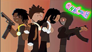 OnaCouchTV | EP 4 | 69th/45th Street: KFYB/GrimeyGang | Rackz Slumz Ft. Zwoo717 - Gettin Money 