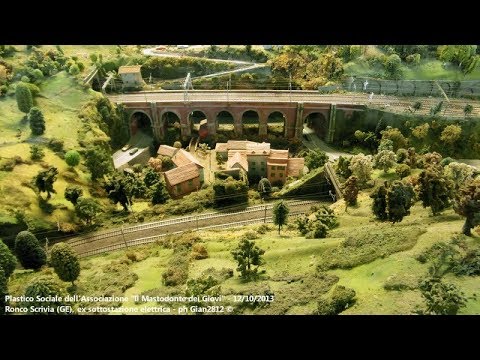 il plastico "Mastodonte dei Giovi" - Model Railway "Mastodon of Jupiter"