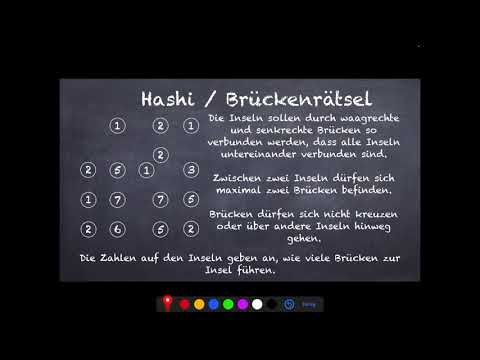 Lös mal Logisch - Hashi - Brückenrätsel Tutorial