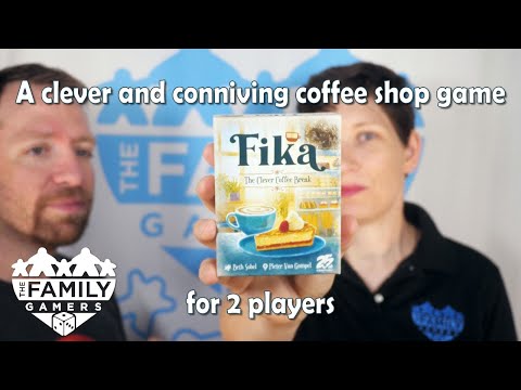 Fika - cozy coffee shop, or conniving competition? [with The Family Gamers]
