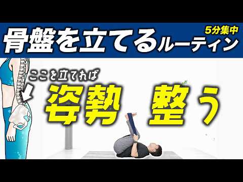骨盤を立てやすくするやさしい姿勢ケア プレビュー