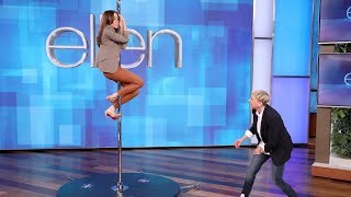 Aubrey Plaza Channels Jennifer Lopez on the Pole video