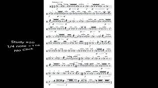 Contemporary Studies-Study #20 - Sight-Reading with Rick - Advanced Level