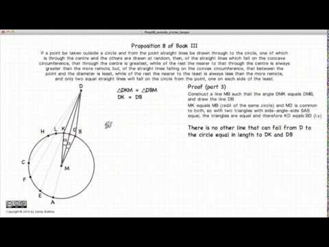 Euclid's Elements Book 3 - Proposition 8