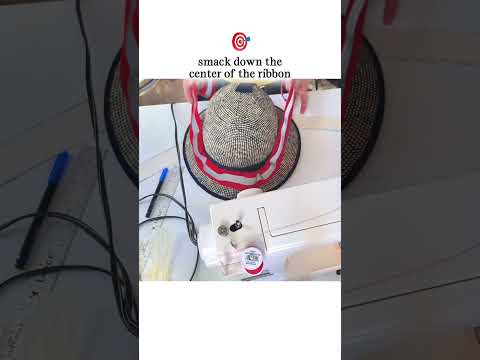 Straw Hat Bike Helmet Red, White, and Blue - Comfort