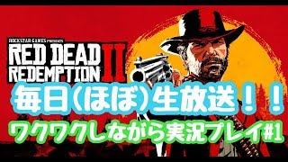 #1【RDR2】西部版GTA！期待の新作はどんな感じなのか！？元ITエンジニアが1からやっていきますよーーー！