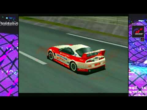 Gran Turismo (PS1) | Test Course「0:47.998」| Time Trial - Lap Record - Toyota Supra '95 RZ