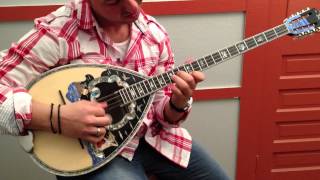 Spiro playing Broufas new Bouzouki# 3