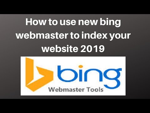 How to use new bing webmaster to index your website 2019