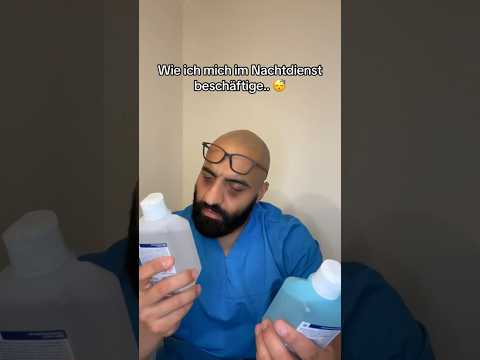 Das passiert wenn die Nachtdienste immer langweilig sind! #pflege #arbeit #ausbildung