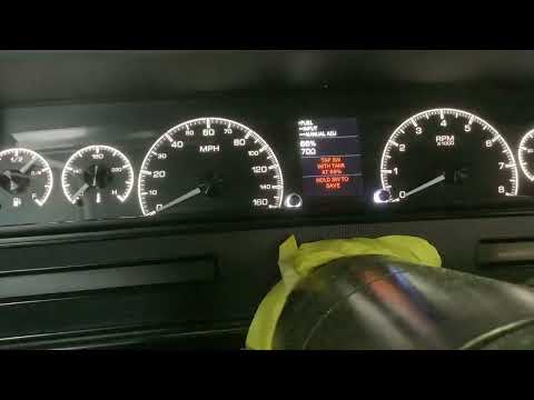 Dakota Digital dash display programming for fuel level. Easy to do #BarrettJackson car