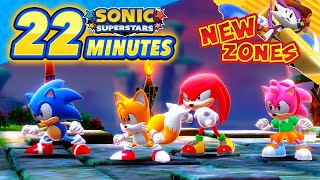 NEW Zone Gameplay in Sonic Superstars Gameplay + Co-Op, & More | 20+ Minutes of Gameplay
