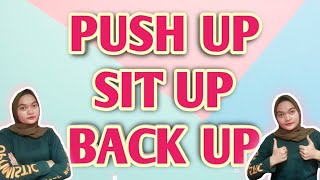 Download lagu HOW TO PUSH UP, SIT UP, AND BACK UP!! Increase strength and muscle mass #pushup #situp #backup mp3