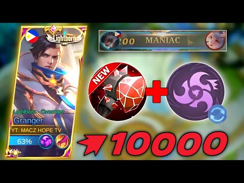 MOONTON THANKS FOR THIS NEW BRUTAL BUILD IN THIS NEW PATCH! | GRANGER NEW 2023 BEST BUILD - MLBB