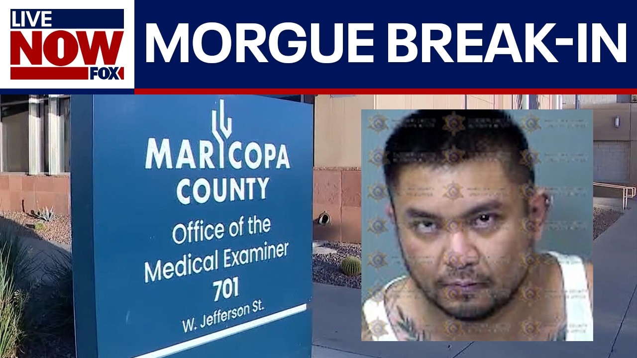 Video thumbnail for Arizona morgue burglary suspect accused of sexual contact with dead bodies