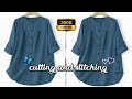 Trending Viral Kurti Cutting Stitching Ready Made Style Shirt Kurti Cutting Stitching