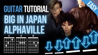 Big in Japan - Alphaville | Guitar Tutorial Easy + Chords