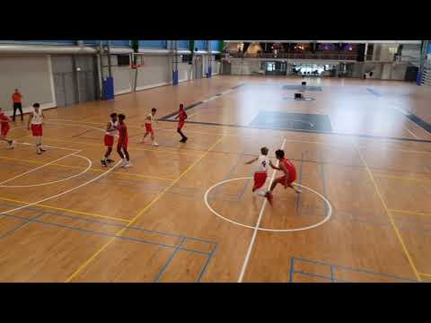 BCApolloU18-1 vs Lokomotief 17Oct2021 Eerste helft