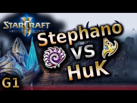 SC2 LotV - Stephano vs HuK - ZvP G1 - Starcraft 2 Pro Tournament game