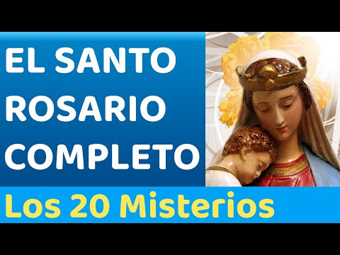 🌷SANTO ROSARIO COMPLETO 🌷LOS 20 MISTERIOS 🌷