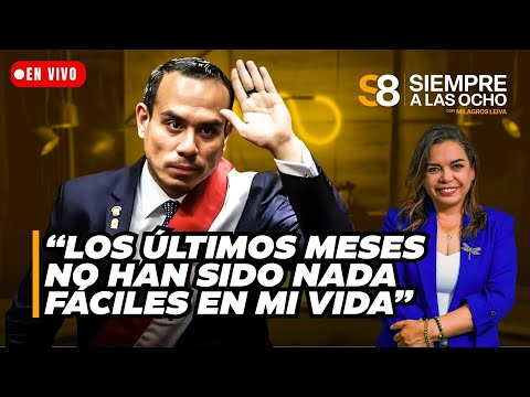 🟡 EL PRESIDENTE JOSÉ JERÍ HOY CON MILAGROS LEIVA EN VIVO | Siempre a las ocho