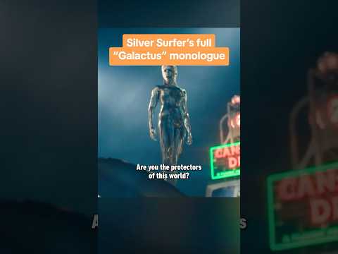 The Fantastic Four meet the Silver Surfer in this official clip from The Fantastic Four: First Steps