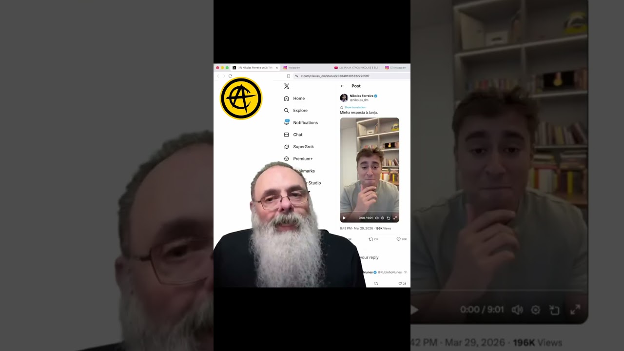 NIKOLAS faz VÍDEO RESPONDENDO a JANJA sobre MISOGINIA e BATE 10 MILHÕES de VIEWS em HORAS