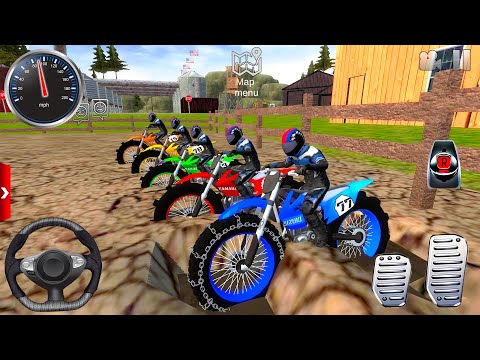 Motor Dirt Bike Racing Simulator 2024 - Off-Road Bike Stunt Driving 3D #1 - Android / IOS Gameplay