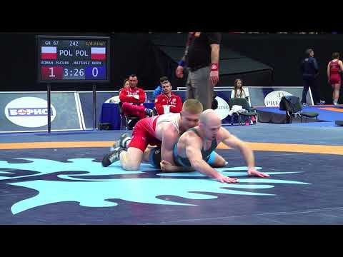 1 8 Final GR   67 kg POL ROMAN PACURKOWSKI POL MATEUSZ BERNATEK