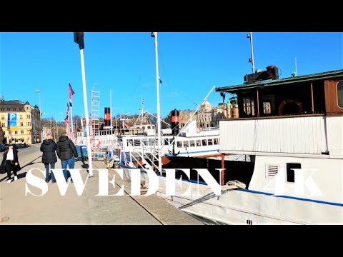 STOCKHOLM WALK 4K: Nybrokajen - Strandvägen