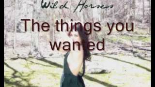 Wild Horses - Elizabeth Gillies (Cover) - Lyrics