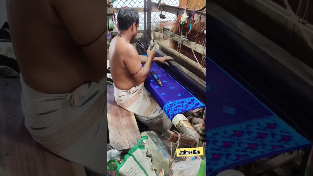 Handloom weaving clothes