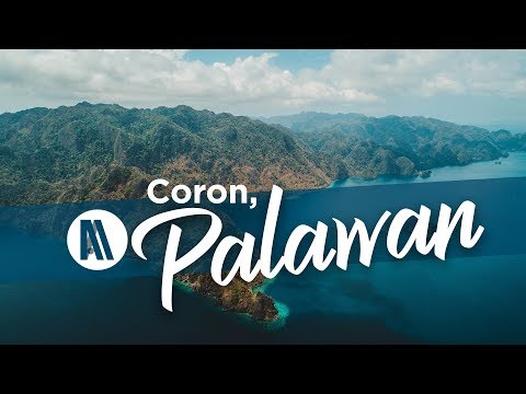 CORON, PALAWAN: Soar above the stunning tropical paradise (4K Drone footage)
