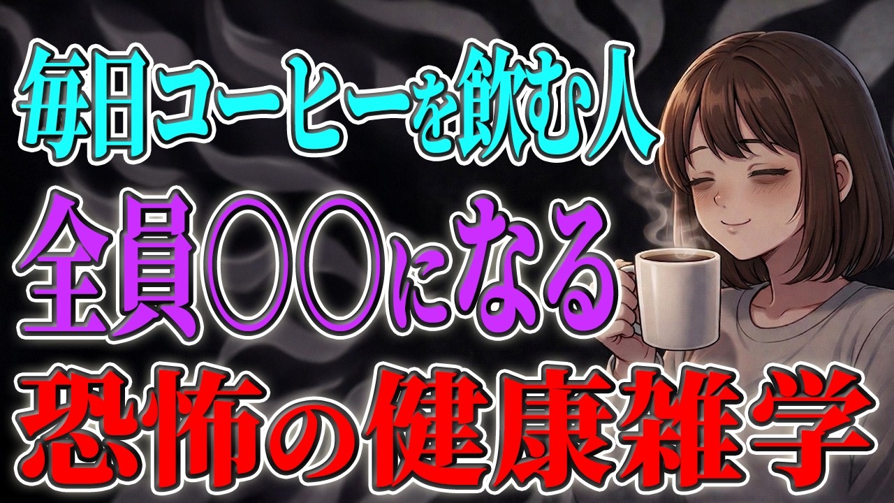 【恐怖の健康雑学】毎日コーヒーを飲む人、全員○○になる!?