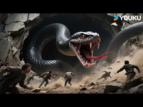 🐍The giant snake that jumped out of the cave scared everyone! | Metamorphosis | YOUKU MONSTER MOVIE