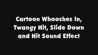Video thumbnail for Cartoon Whooshes In, Twangy Hit, Slide Down and Hit SFX by Myles Moss