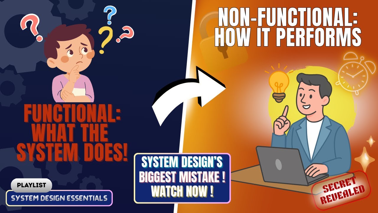 Functional vs Non-Functional Requirements | System Design Essentials