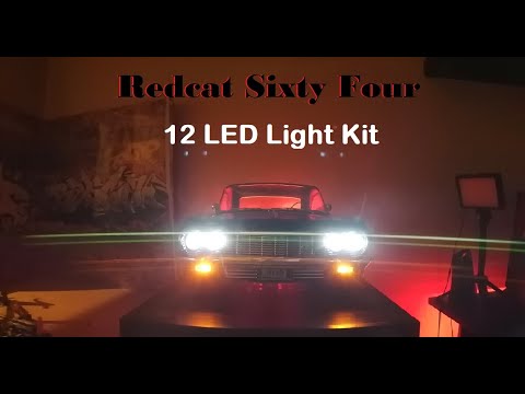 Installing Redcat 12 LED Light Kit on the Sixty Four Lowrider