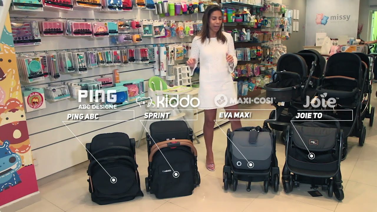 Carrinhos de Bebê Compactos - Assista e faça sua escolha