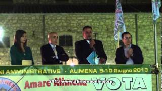 preview picture of video 'Comunali Alimena 2013 - Sesto comizio Scrivano - Chiusura campagna elettorale'