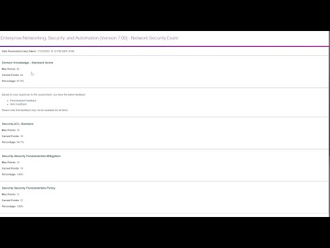 Cisco Netacad ENSA Version 7.02 CCNA 3 v7 Modules 3 – 5: Network Security Exam Answers 2023 100%