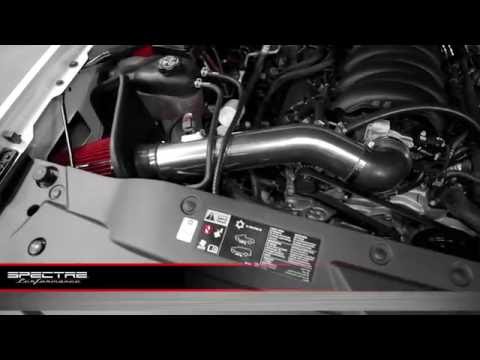 How To Install a Spectre Air Intake on a 2014 Silverado 1500 / Sierra 1500 4.3L