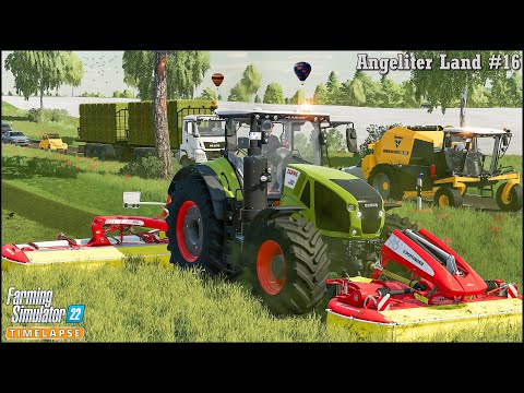 Finishing Hay & Silage Bales Contracts. Prepping New Fields For Sowing🔹#AngeliterLand Ep.16🔹#FS22