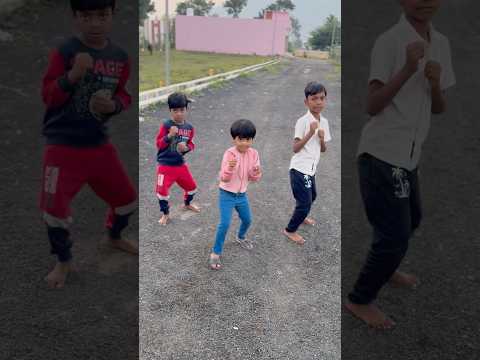 New trend 🤳 that’s y we tried it with ma kutties🫂😍 #dragonball #trending #shorts