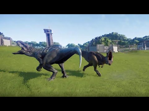 EVIL IREX ! INDOMINUS REX vs INDORAPTOR, INDOMINUS REX vs TYRANNOSAURUS !