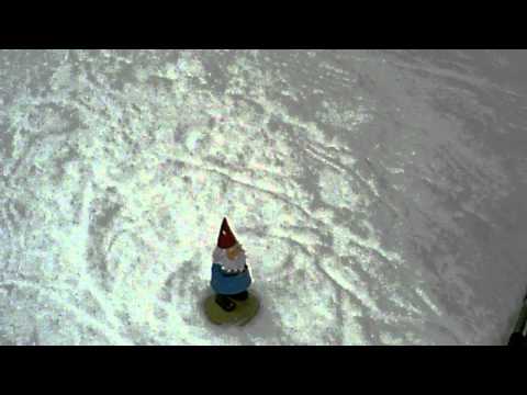 Igloo Building Prep Step 3 Stomp down the igloos site