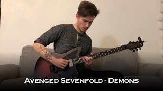 Avenged Sevenfold - Demons (Guitar Cover + All Solos)