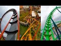 Every Roller Coaster At Six Flags Fiesta Texas Front Seat POV