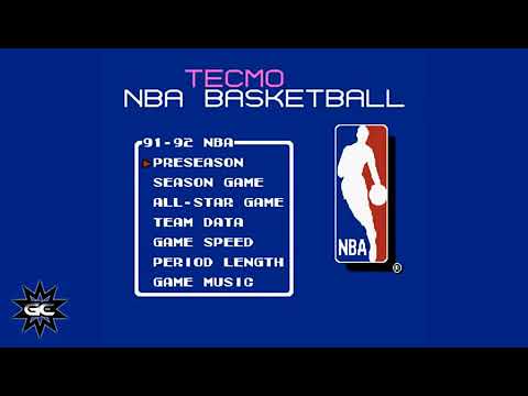 Tecmo NBA Basketball Main Menu Custom Theme