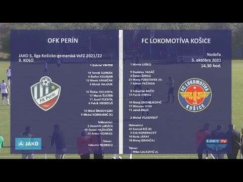 OFK Perín - FC Lokomotíva Košice 0:2 (0:1)